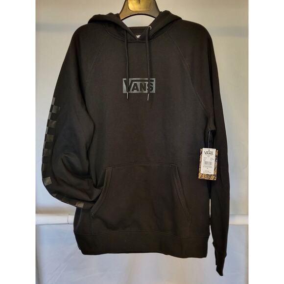 Vans Versa Mens Hoodie Size Medium Black - Picture 2 of 5